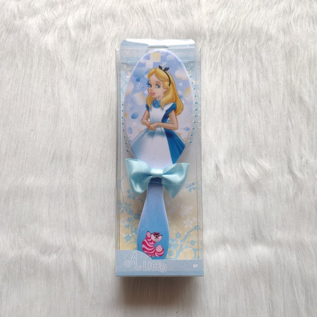 Disney Frozen Comb 3D Mickey Minnie Comb Elsa Anti-Static Air Cushion Hair Care Brushes Baby Girls Dress Up Makeups Toy Gifts