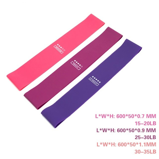 Yoga Training Fitness Gum Exercise Gym Strength Resistance Bands Pilates Sport Rubber Fitness Bands Crossfit Workout Equipment