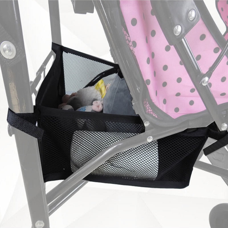 New Style Baby Stroller Basket Organizer Storage Bag Portable Pram Newborn Baby Care Stroller Basket Infant Stroller Accessories