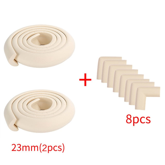 4M+8pcs Baby Safety Proofing Edge Corner Guards Desk Table Corner Protector Children Protection Furniture Bumper Corner Cushion