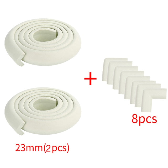 4M+8pcs Baby Safety Proofing Edge Corner Guards Desk Table Corner Protector Children Protection Furniture Bumper Corner Cushion