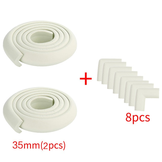 4M+8pcs Baby Safety Proofing Edge Corner Guards Desk Table Corner Protector Children Protection Furniture Bumper Corner Cushion