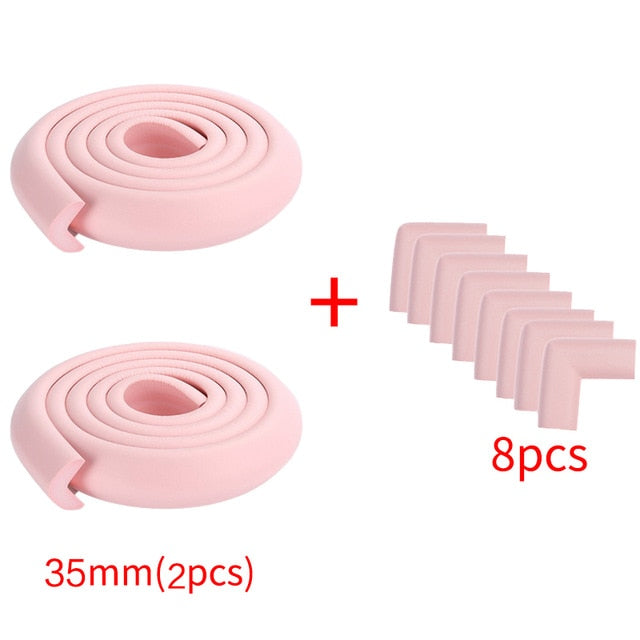 4M+8pcs Baby Safety Proofing Edge Corner Guards Desk Table Corner Protector Children Protection Furniture Bumper Corner Cushion