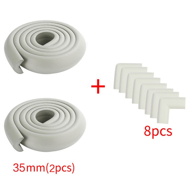 4M+8pcs Baby Safety Proofing Edge Corner Guards Desk Table Corner Protector Children Protection Furniture Bumper Corner Cushion