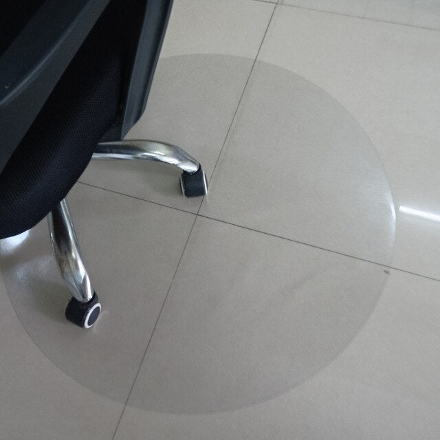 Pvc Transparent Waterproof D' Water Round Mat Wood Floor Protection Mat Computer Chair Mats Protectors Plastic Soft Carpet Rug