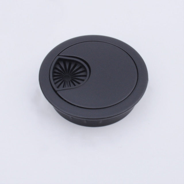 NAIERDI Zinc Alloy Desk Wire Hole Cover Base Computer Grommet Table Cable Outlet Port Surface Line Box Furniture Hardware