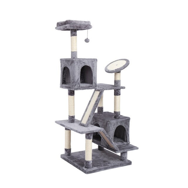 Unique Designing Sisal Cat Tree Pet Cat Window Luxury Chair Kitten Jumping Bed House For Cat Scratching Post Funny Hanging Ball