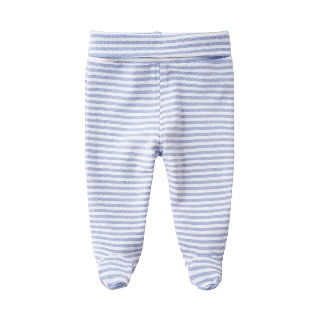 Newborn baby pants unisex organic Cotton legged High Waist Belly Care Baby Girl Pant Boys Trousers causual long Newborn Trousers