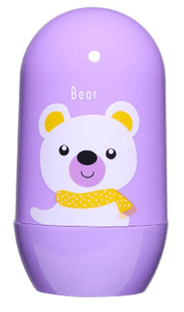 4pcs Baby Healthcare Kits Baby Nail Care Set Infant Finger Trimmer Scissors Nail Clippers Cartoon Animal Storage Box for Travel