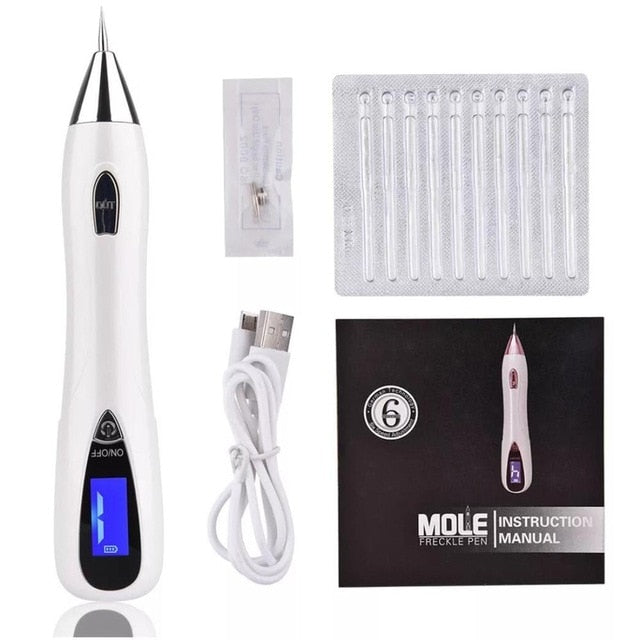 Newest Laser Plasma Pen Mole Tattoo Freckle Wart Tag Removal Pen Dark Spot Remover For Face LCD Skin Care Tools Beauty Machine