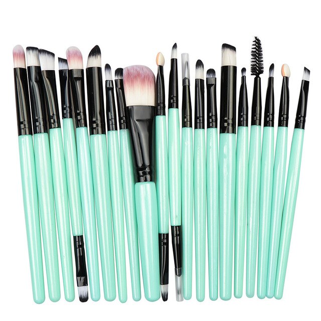 La Milee 20/5Pcs Makeup Brushes Set Eye Shadow Foundation Powder Eyeliner Eyelash Lip Make Up Brush Cosmetic Beauty Tool Kit Hot