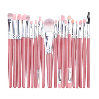 La Milee 20/5Pcs Makeup Brushes Set Eye Shadow Foundation Powder Eyeliner Eyelash Lip Make Up Brush Cosmetic Beauty Tool Kit Hot