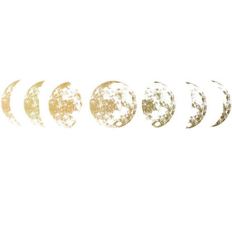Creative Moon phase 3D Wall Sticker Home living room wall decoration Mural Art Decals background decor Moon stickers