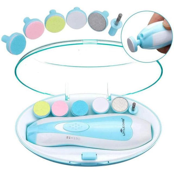 Safety Electric Baby Nail File Clippers Toes Fingernail Cutter Trimmer Manicure Tool Manicure Pedicure Care Tool Set For Kids