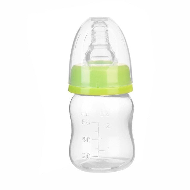 Infant Baby Mini Portable Feeding Nursing Bottle BPA Free Safe Newborn Kids Nursing Care Feeder Fruit Juice Milk Bottles 60ML