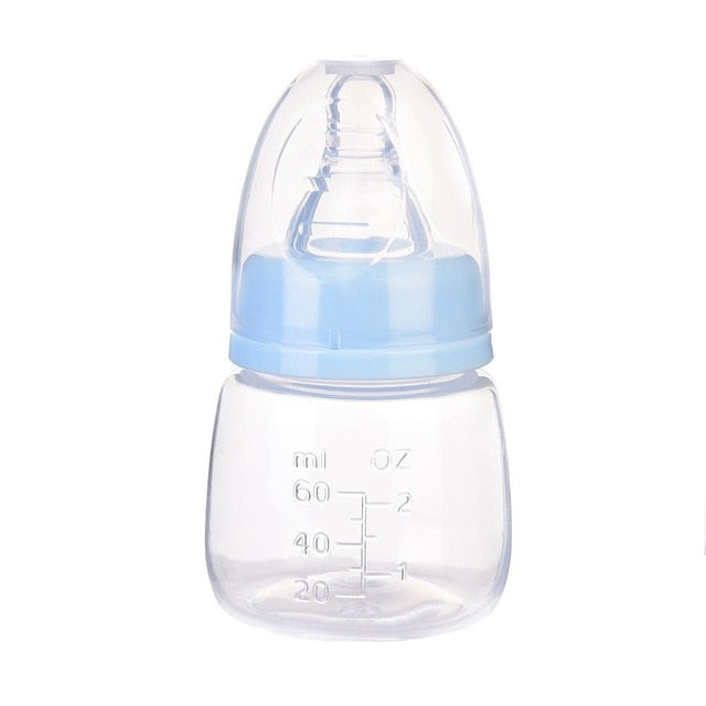 Infant Baby Mini Portable Feeding Nursing Bottle BPA Free Safe Newborn Kids Nursing Care Feeder Fruit Juice Milk Bottles 60ML