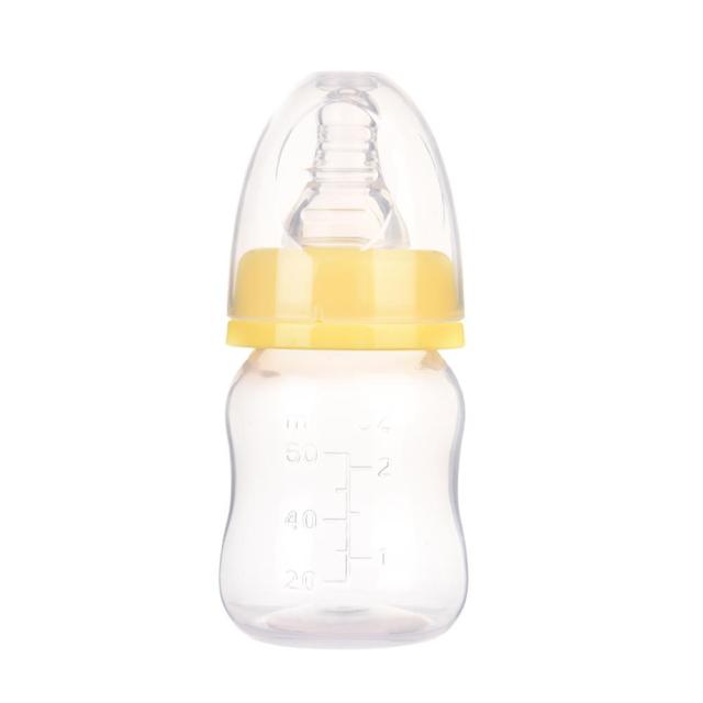 Infant Baby Mini Portable Feeding Nursing Bottle BPA Free Safe Newborn Kids Nursing Care Feeder Fruit Juice Milk Bottles 60ML