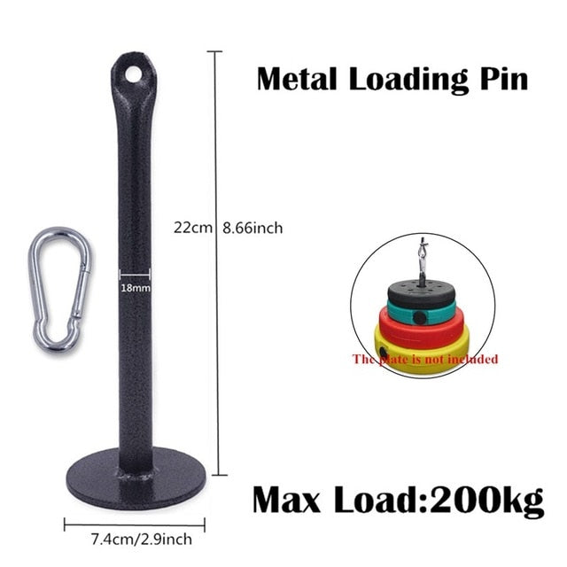 Cable Machine Attachments Tricep Rope D-Handle Cable Pully Optional for Gym Fitness Equipment Weight Lifting Workout Accessories