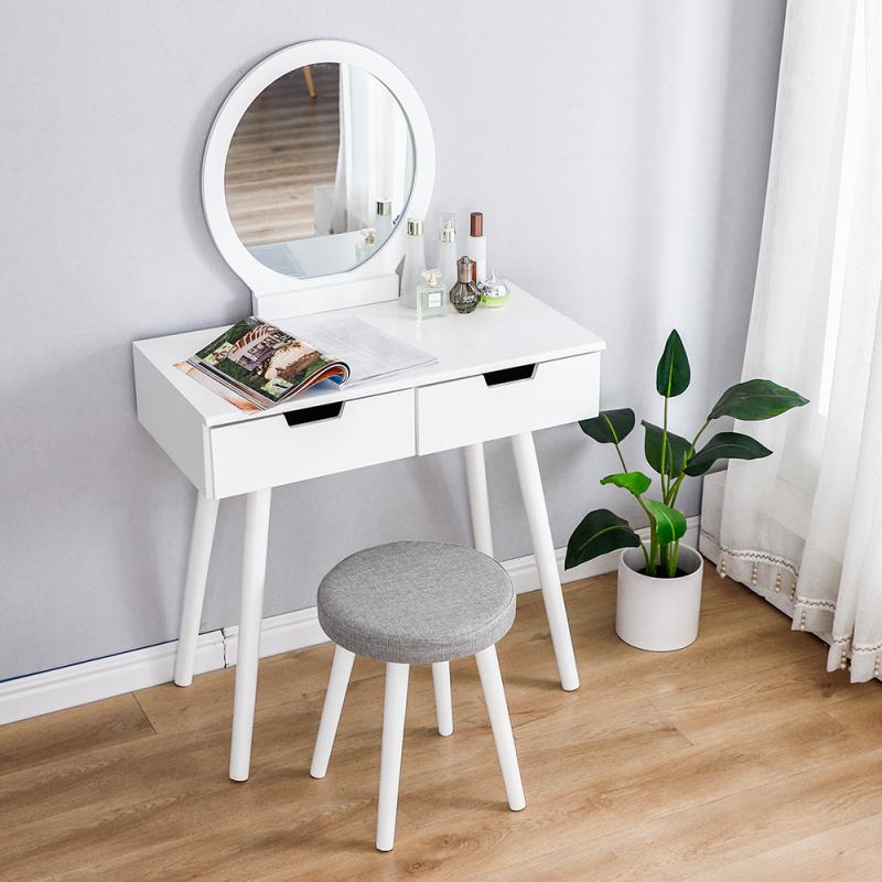 modern dresser with mirror and chair Home/Hotel Bedroom White Dressing Table Furniture Dresser with Mirror/Chair - Dresser, Dressing Table
