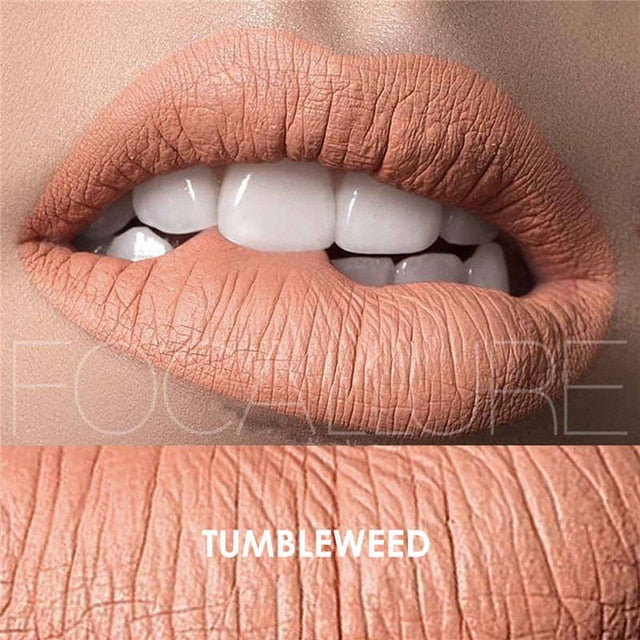 FOCALLURE Matte Lipgloss Sexy Liquid Lipstick Matte Long Lasting Waterproof Cosmetic Beauty Keep 24 Hours Makeup lipgloss