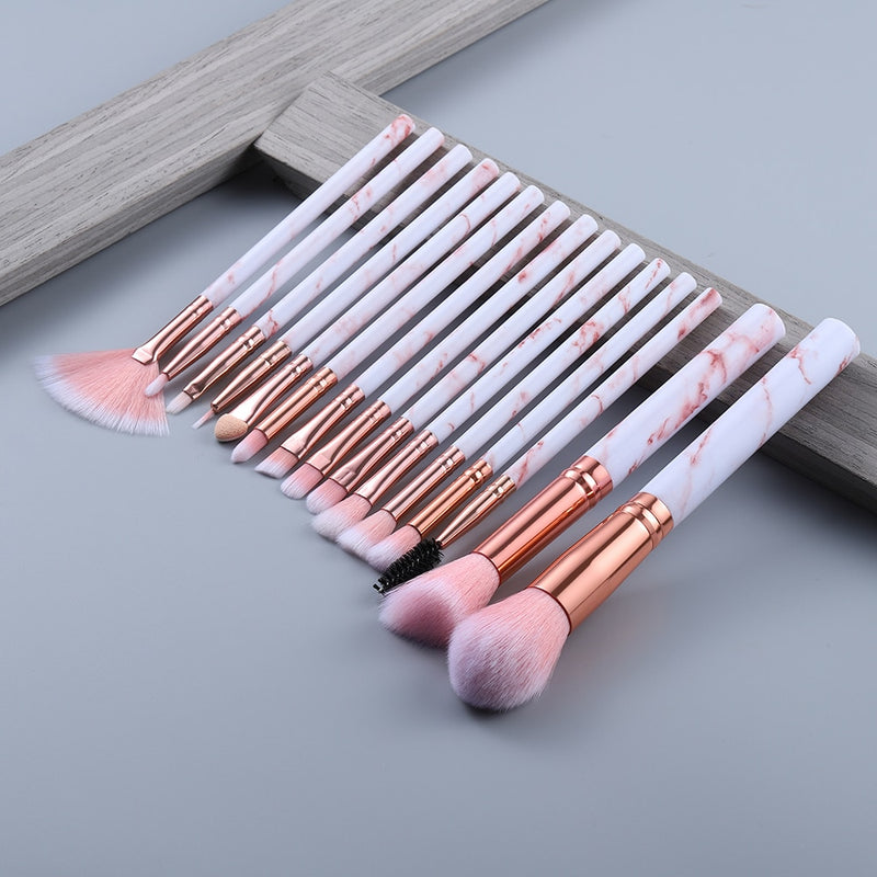 FLD15/10/5Pcs Makeup Brushes Set Cosmetic Powder Eye Shadow Foundation Blush Blending Beauty Make Up of Brochas Maquillaje KIT