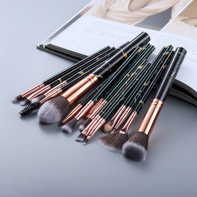 FLD15/10/5Pcs Makeup Brushes Set Cosmetic Powder Eye Shadow Foundation Blush Blending Beauty Make Up of Brochas Maquillaje KIT