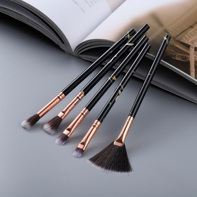 FLD15/10/5Pcs Makeup Brushes Set Cosmetic Powder Eye Shadow Foundation Blush Blending Beauty Make Up of Brochas Maquillaje KIT