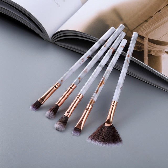 FLD15/10/5Pcs Makeup Brushes Set Cosmetic Powder Eye Shadow Foundation Blush Blending Beauty Make Up of Brochas Maquillaje KIT