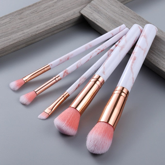 FLD15/10/5Pcs Makeup Brushes Set Cosmetic Powder Eye Shadow Foundation Blush Blending Beauty Make Up of Brochas Maquillaje KIT