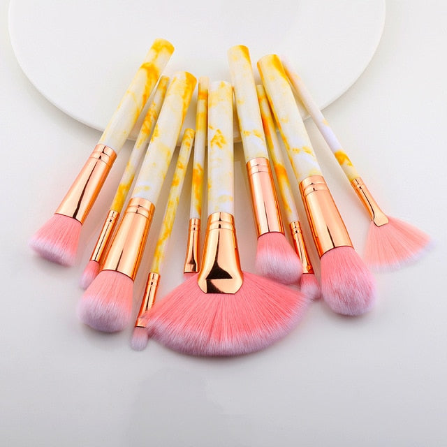 FLD15/10/5Pcs Makeup Brushes Set Cosmetic Powder Eye Shadow Foundation Blush Blending Beauty Make Up of Brochas Maquillaje KIT