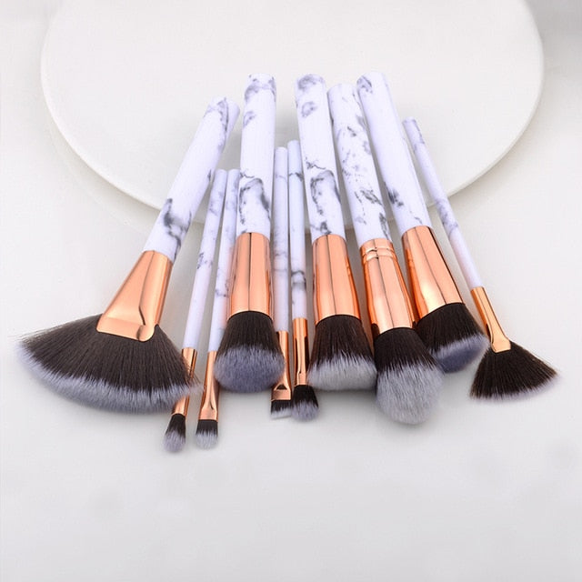 FLD15/10/5Pcs Makeup Brushes Set Cosmetic Powder Eye Shadow Foundation Blush Blending Beauty Make Up of Brochas Maquillaje KIT