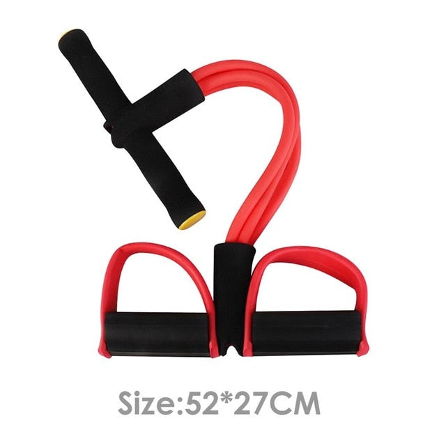 Multi Function Tension Rope Strong Fitness Resistance Bands Latex Pedal Women Men Sit Up Pull Ropes Yoga Fitness Equipment