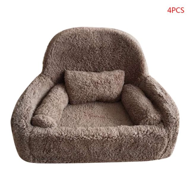 4 Pcs/set Newborn Photography Props Baby Posing Sofa Pillow breathable Set Chair Decoration be used for posing multifunctional