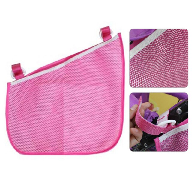 New Style Baby Stroller Basket Organizer Storage Bag Portable Pram Newborn Baby Care Stroller Basket Infant Stroller Accessories