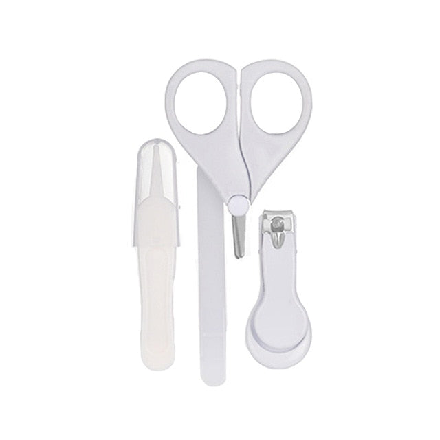 Newborn Baby Nail Trimmer Baby Nail Care Set Kids Safe Portable Nail Clipper Scissor File Tweezer With Box Children Manicure Kit