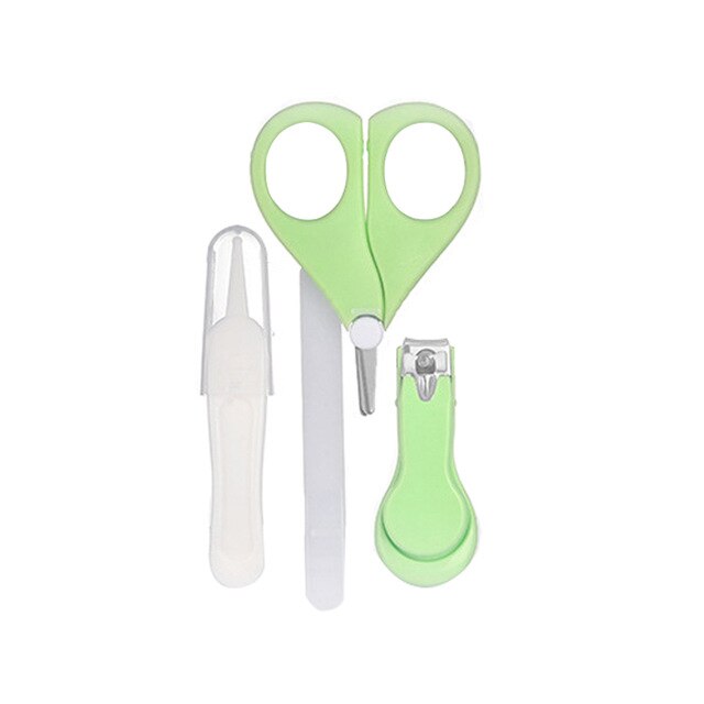 Newborn Baby Nail Trimmer Baby Nail Care Set Kids Safe Portable Nail Clipper Scissor File Tweezer With Box Children Manicure Kit