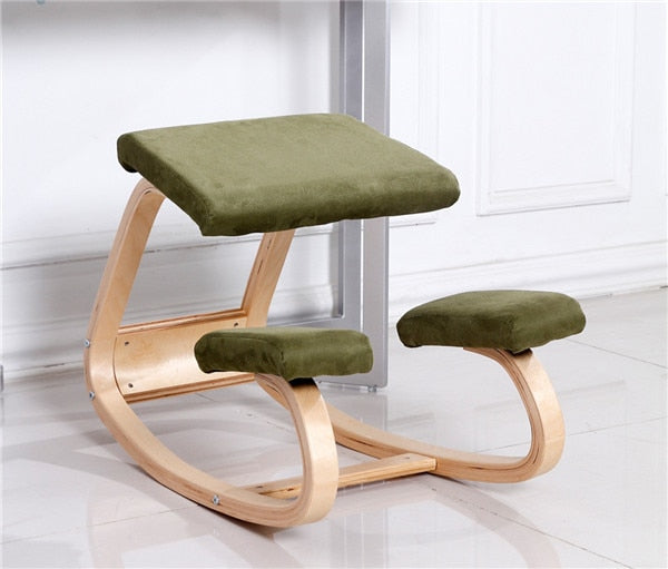 JOYLIVE Home Chair Stool Office Furniture Original Ergonomic Kneeling Rocking Wooden Kneeling Computer Posture Chair