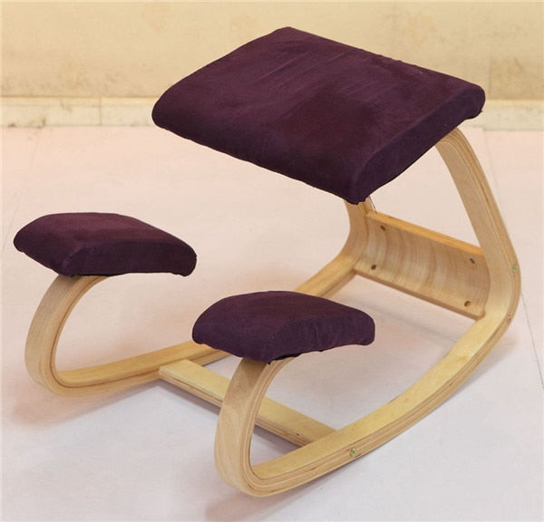 JOYLIVE Home Chair Stool Office Furniture Original Ergonomic Kneeling Rocking Wooden Kneeling Computer Posture Chair