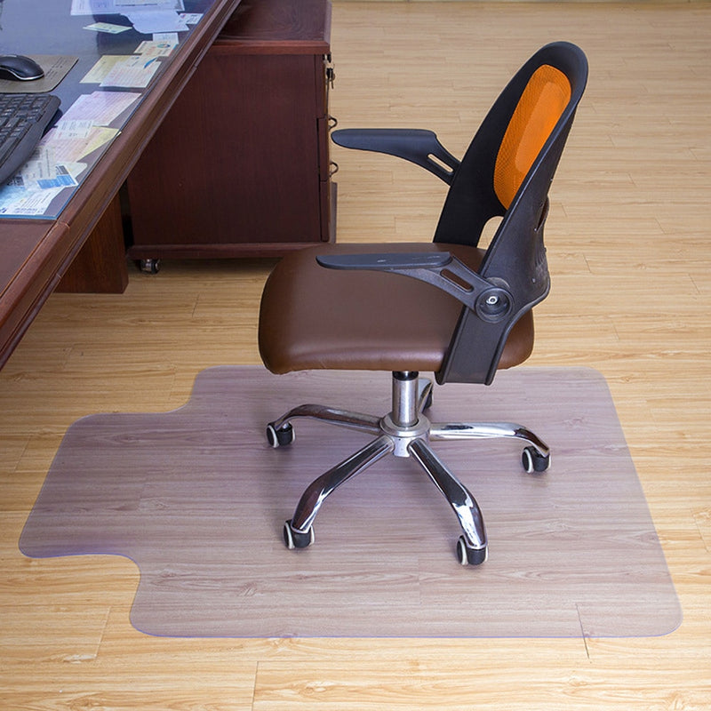 Transparent Plastic Floor Protect Mat Non-Slip Anti-scratch Chair Cushion For Wood Floor In Living Room Study Office