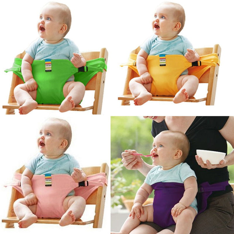 2020 Portable Safety Baby Chair Harness Travel Foldable Washable Infant High Dinning Cover Seat