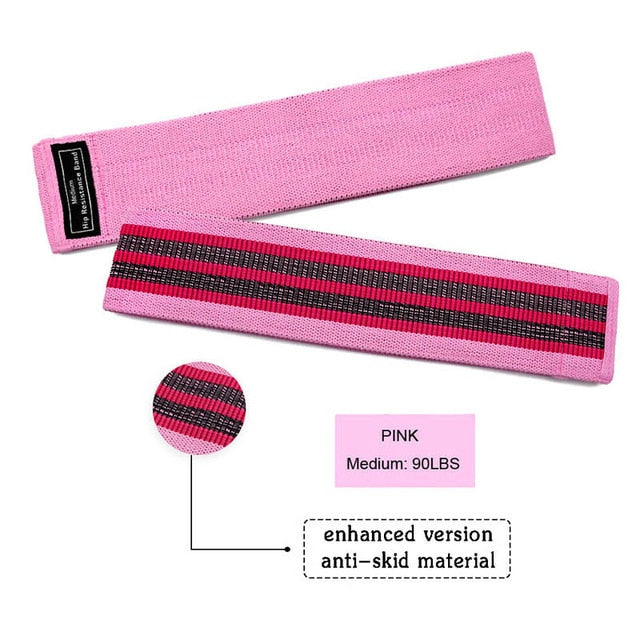 3 pcs fabric resistance bands booty band set gym equipment workout elastic rubber band for yoga sports fitness hip training