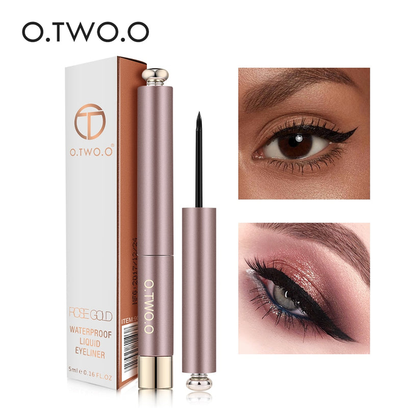 O.TWO.O Waterproof Softly Cool Black Liquid Eyeliner Pen Make Up Beauty Easy to Color Eye Liner Pencil Cosmetics Hot Sale