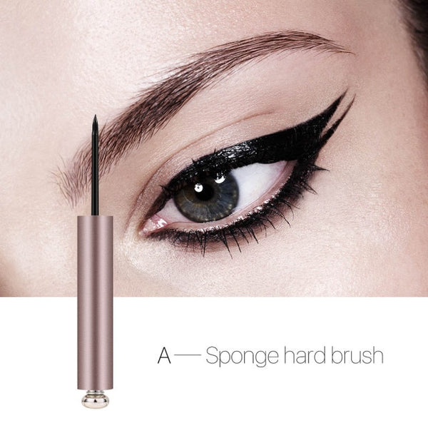 O.TWO.O Waterproof Softly Cool Black Liquid Eyeliner Pen Make Up Beauty Easy to Color Eye Liner Pencil Cosmetics Hot Sale