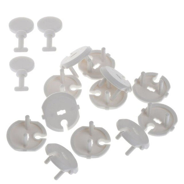 15Pcs French Standard Plug Socket Protective Cover and 3 Pcs Key Socket Protection for Baby Child Safety Kit Children Care