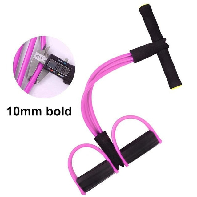 4 Resistanc Elastic Pull Ropes Exerciser Rower Belly Resistance Band Home Gym Sport Training Elastic Bands For Fitness Equipment