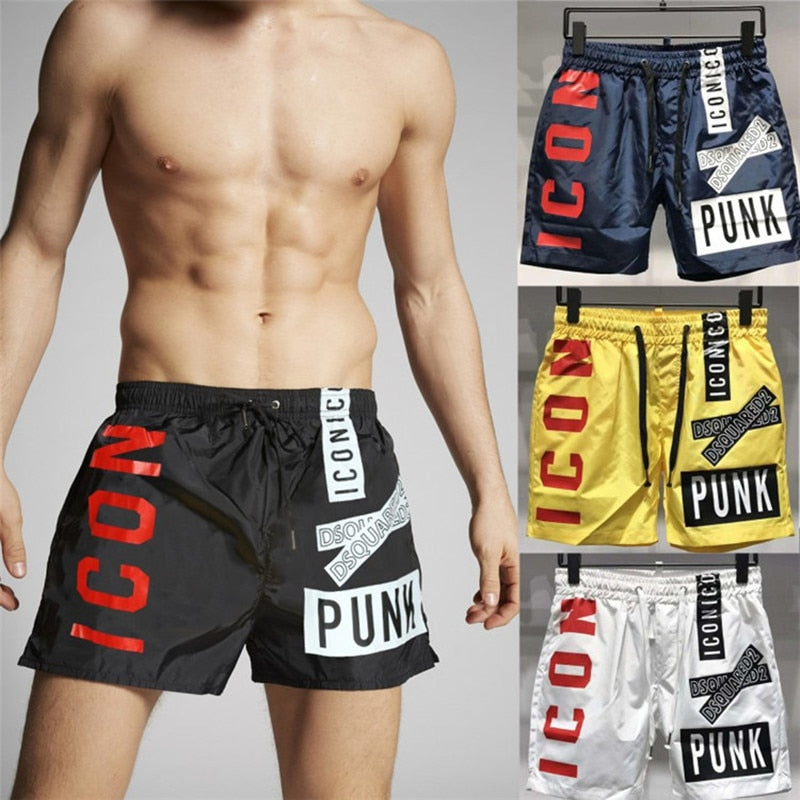 New Men Fitness Bodybuilding Shorts Summer Gyms Workout Shorts Male Breathable Quick Dry Sportswear Jogger Beach Short Pants2021