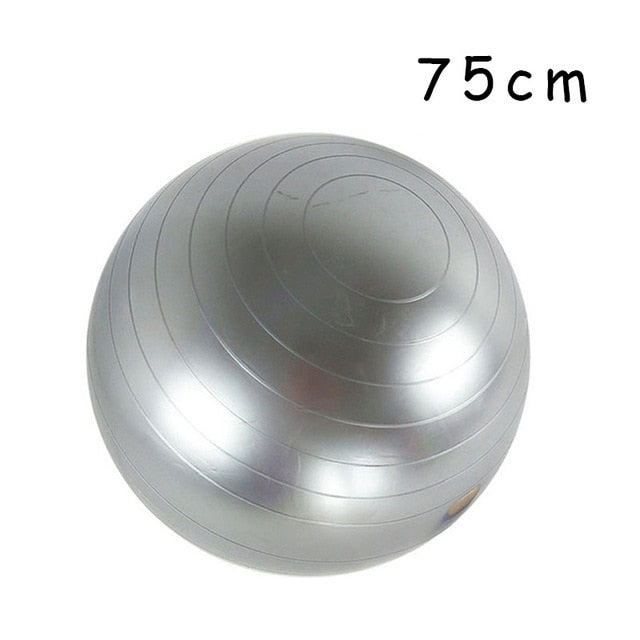 PVC Fitness Balls Yoga Ball Thickened Explosion-proof Exercise Home Gym Pilates Equipment Balance Ball 45cm/55cm/65cm/75cm/85cm