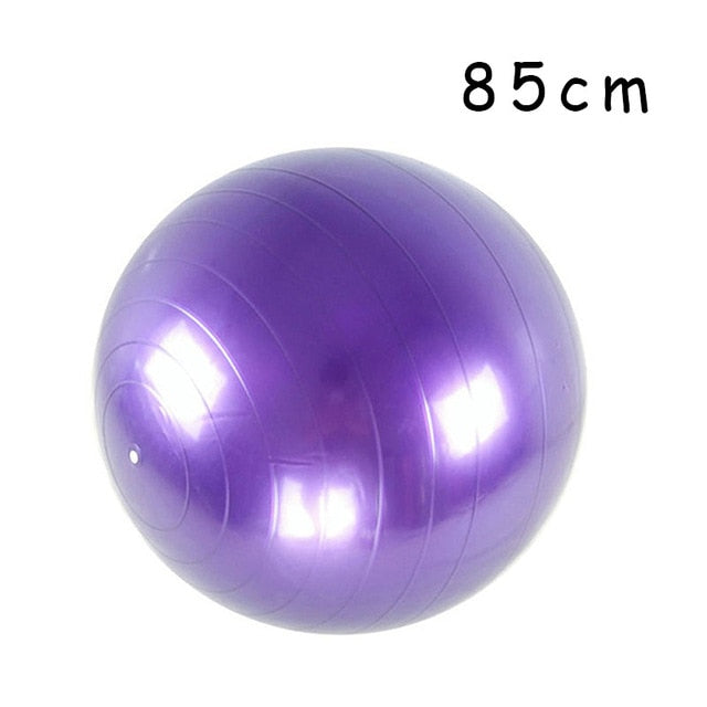 PVC Fitness Balls Yoga Ball Thickened Explosion-proof Exercise Home Gym Pilates Equipment Balance Ball 45cm/55cm/65cm/75cm/85cm