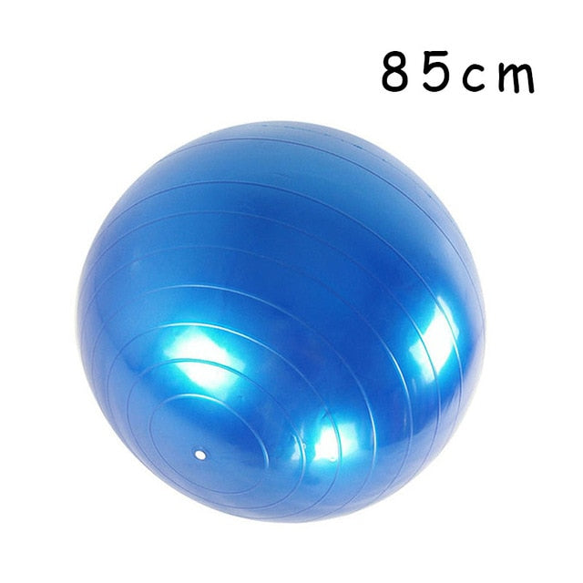 PVC Fitness Balls Yoga Ball Thickened Explosion-proof Exercise Home Gym Pilates Equipment Balance Ball 45cm/55cm/65cm/75cm/85cm