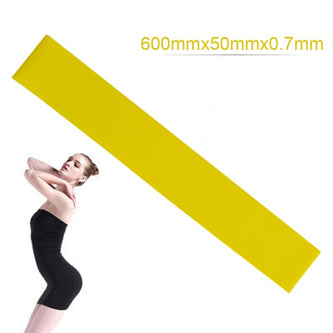 5 Colors Yoga Resistance Rubber Bands Indoor Outdoor Fitness Equipment 0.35mm-1.1mm Pilates Sport Training Workout Elastic Bands